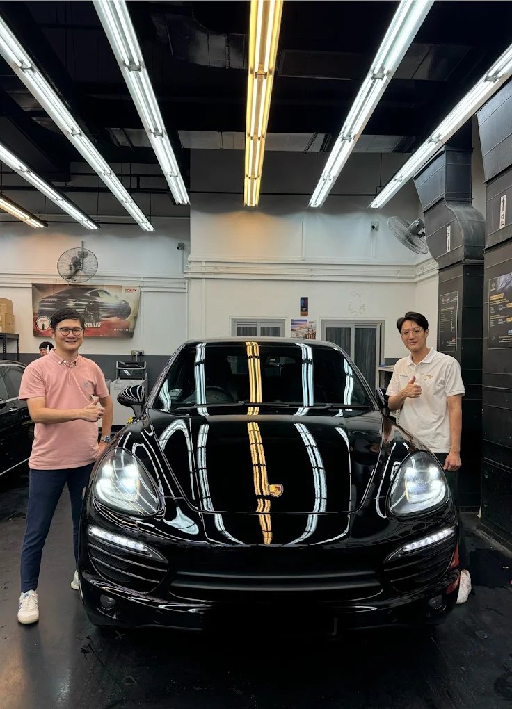 Trinity Cars customer collecting their car